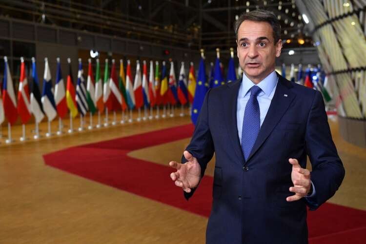 Emergency European Union (EU) summit at The European Council Building in Brussels