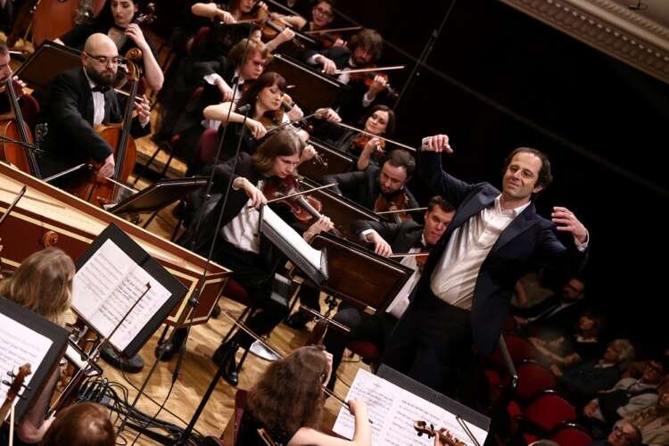 The Kyiv Symphony Orchestra performs at the Warsaw Philharmonic