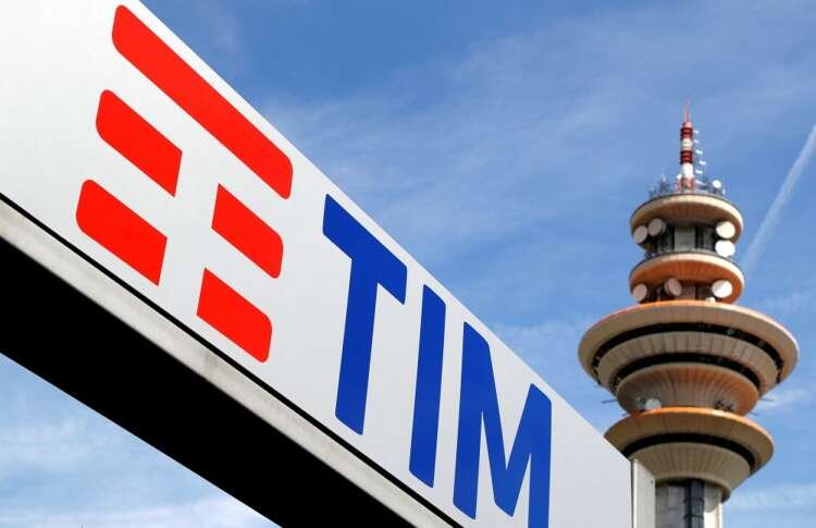 Telecom Italia logo displayed in Milan, symbolizing KKR's interest in TIM buyout - Global Banking & Finance Review