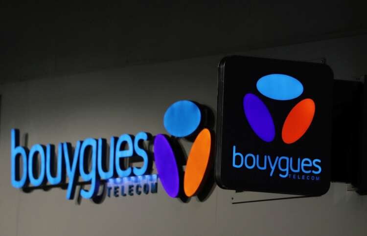 Bouygues Telecom logo at a store entrance, reflecting company resilience amid Ukraine conflict - Global Banking & Finance Review