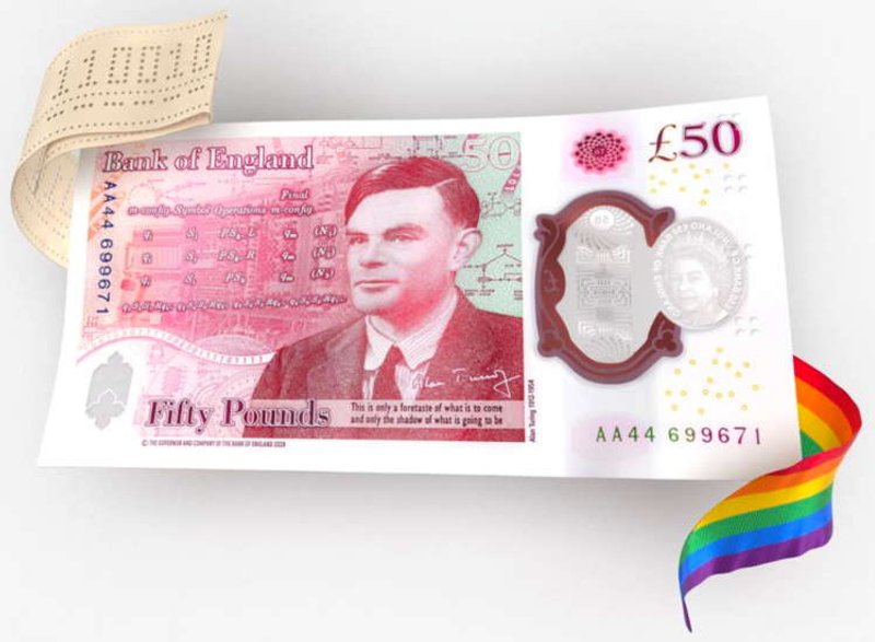 Image for Bank of England unveils new banknote celebrating WW2 code-breaker Turing