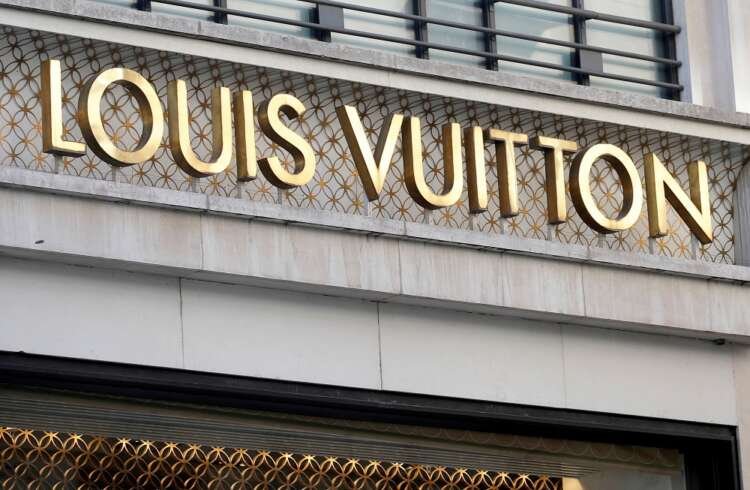 Louis Vuitton logo on a store in Paris, symbolizing luxury sales growth in Europe - Global Banking & Finance Review