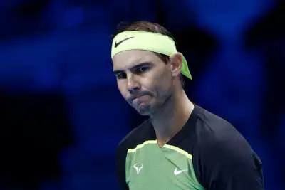 Image for Tennis-Nadal eliminated from ATP Finals, Alcaraz to finish year at No. 1