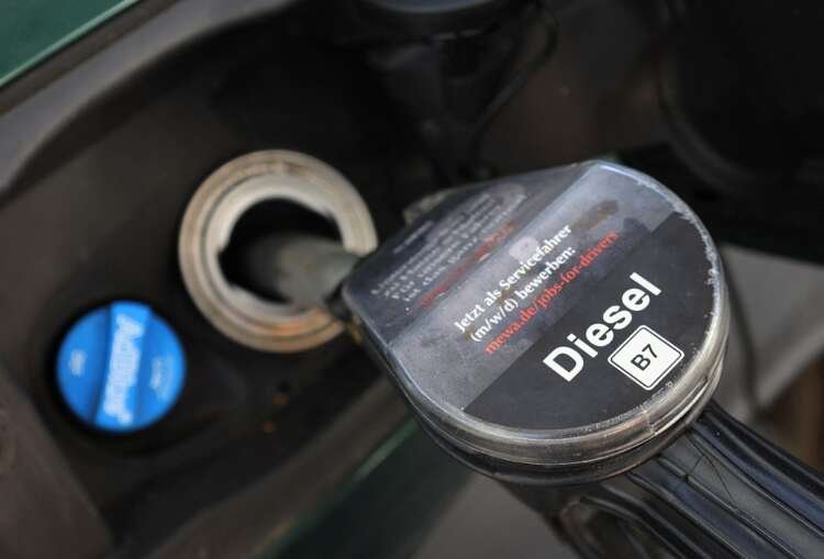 A diesel fuel nozzle being used at a filling station amid Europe's diesel shortage - Global Banking & Finance Review