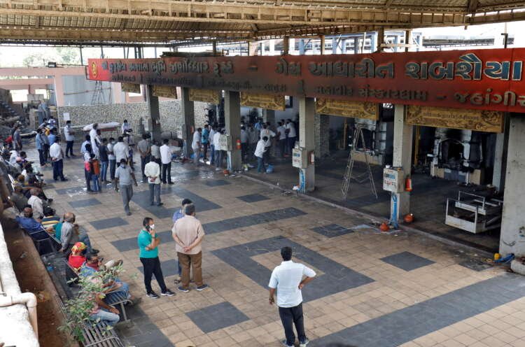 FILE PHOTO: Spread of the coronavirus disease (COVID-19), in Surat