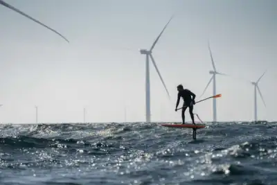 Image for Hydrofoiling 123 km from Denmark to Sweden
