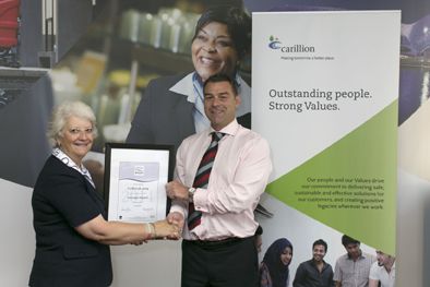 CARILLION PLC Awarded The Investing In Integrity Charter Mark