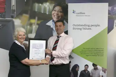 Image for CARILLION PLC AWARDED THE INVESTING IN INTEGRITY CHARTER MARK