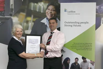 CARILLION PLC Awarded The Investing In Integrity Charter Mark