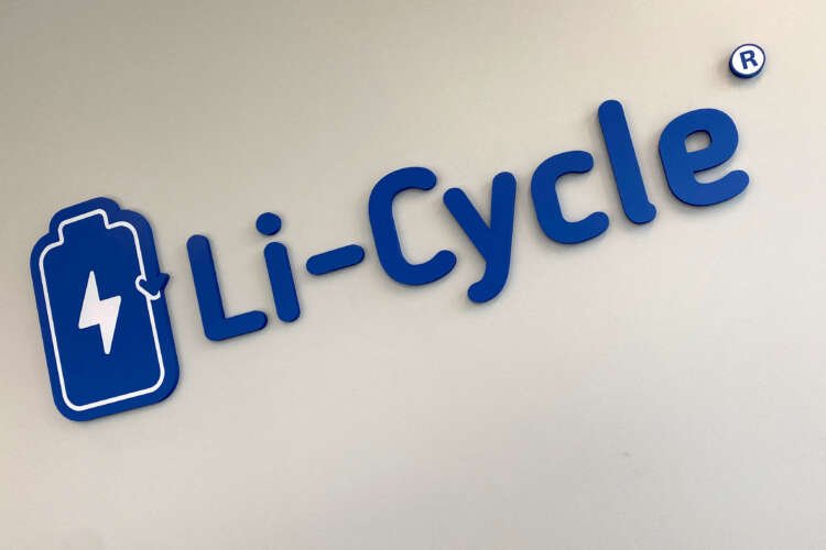 Li-Cycle and Glencore logo on office building, symbolizing battery recycling hub in Italy - Global Banking & Finance Review