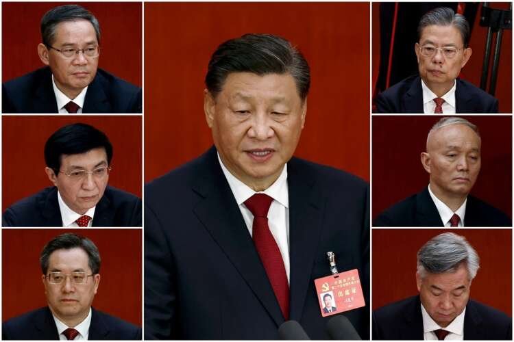 China's new Politburo Standing Committee members, highlighting Xi Jinping's leadership - Global Banking & Finance Review