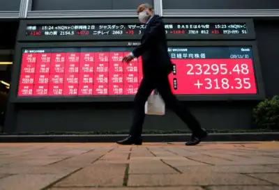 Image for Asian stocks stumble as weak China data fan global growth worries