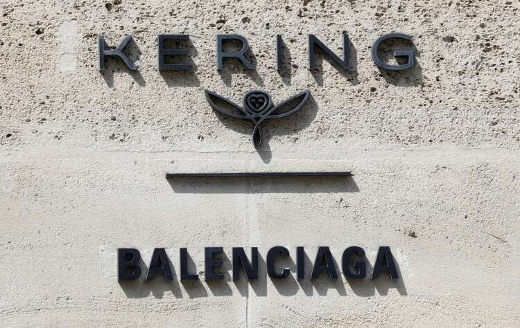 Logos of Kering and Balenciaga, highlighting luxury brands amid European travel stock gains - Global Banking & Finance Review