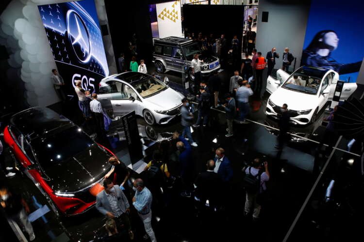 Car manufacturers showcase electric vehicles at Munich auto show amid chip shortage - Global Banking & Finance Review