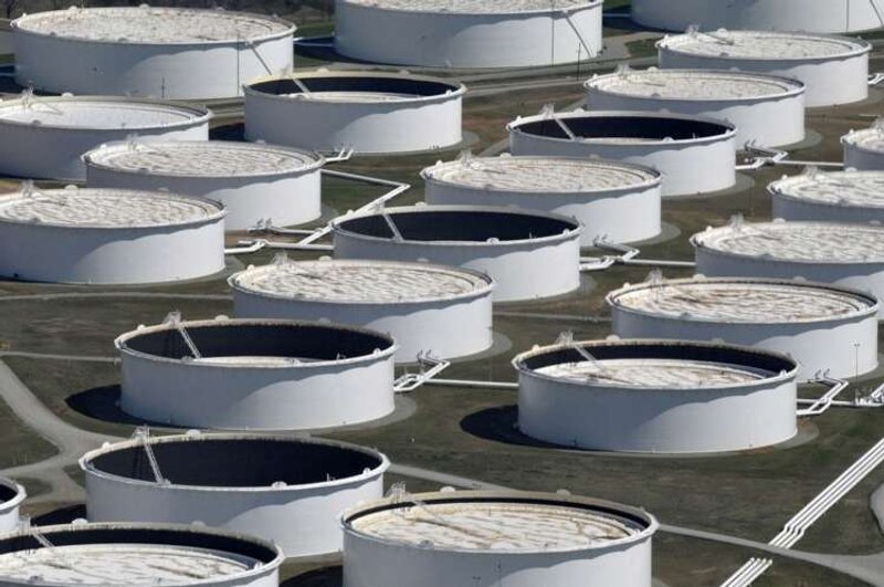Image for Oil up about 2% on big US crude storage draw, Middle East tension