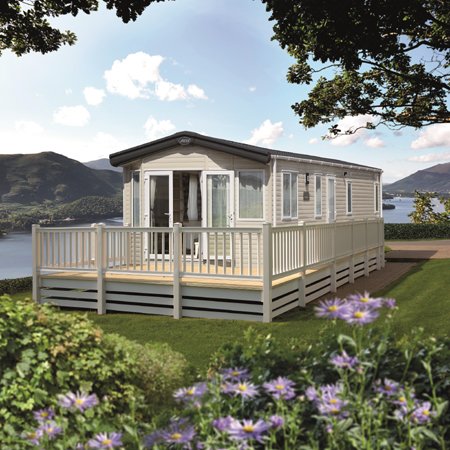Image of a modern caravan holiday home, symbolizing ABI's manufacturing success - Global Banking & Finance Review