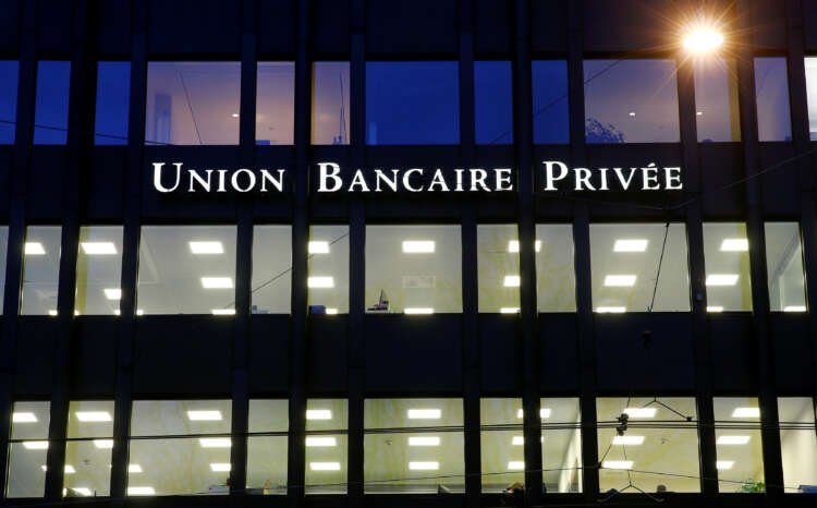 Sign of Union Bancaire Privee in Zurich, representing Swiss bank's return to Chinese markets - Global Banking & Finance Review