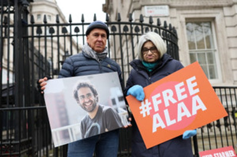 Image for Former Australian prison mate of jailed Egyptian-British dissident goes on hunger strike