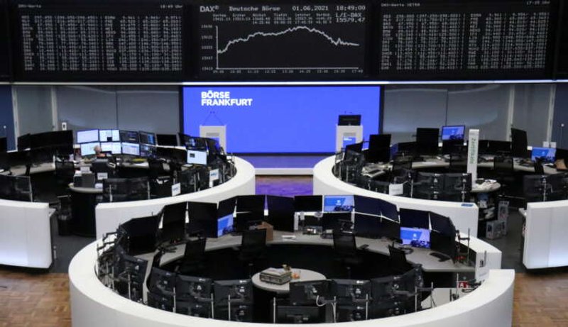 Image for European shares hold near record highs as energy, consumer stocks bounce
