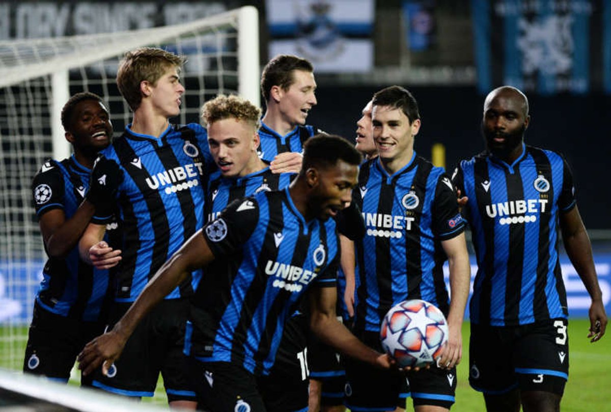 Bruges soccer team celebrates during a Champions League match - Global Banking & Finance Review