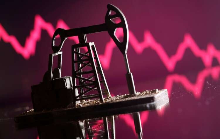 Illustration of an oil pump jack against stock graphs, highlighting oil market trends - Global Banking & Finance Review