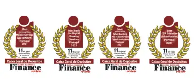 Image for Caixa Geral de Depósitos wins prestigious awards in the 2021 Global Banking & Finance Awards®