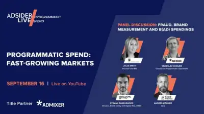 Image for Admixer to join other leading industry players at upcoming Adsider LIVE/Programmatic Spend event