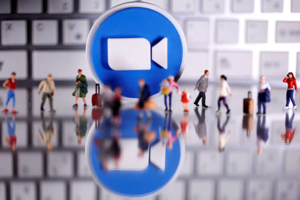 3D printed Zoom logo representing the rise of video conferencing during the pandemic - Global Banking & Finance Review