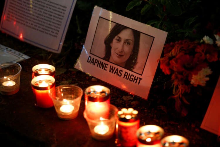 Image depicting the aftermath of Daphne Caruana Galizia's murder - Global Banking & Finance Review