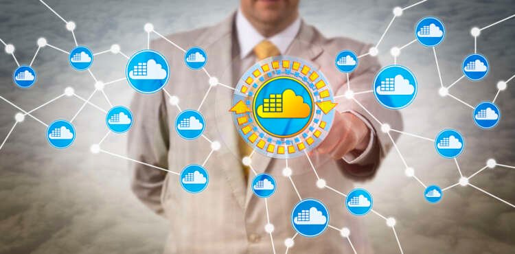 Business professionals discussing cloud adoption strategies in BFSI sector - Global Banking & Finance Review