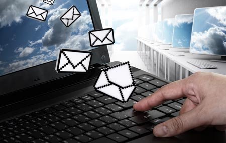Close-up of cloud computing technology symbolizing secure email for financial institutions - Global Banking & Finance Review