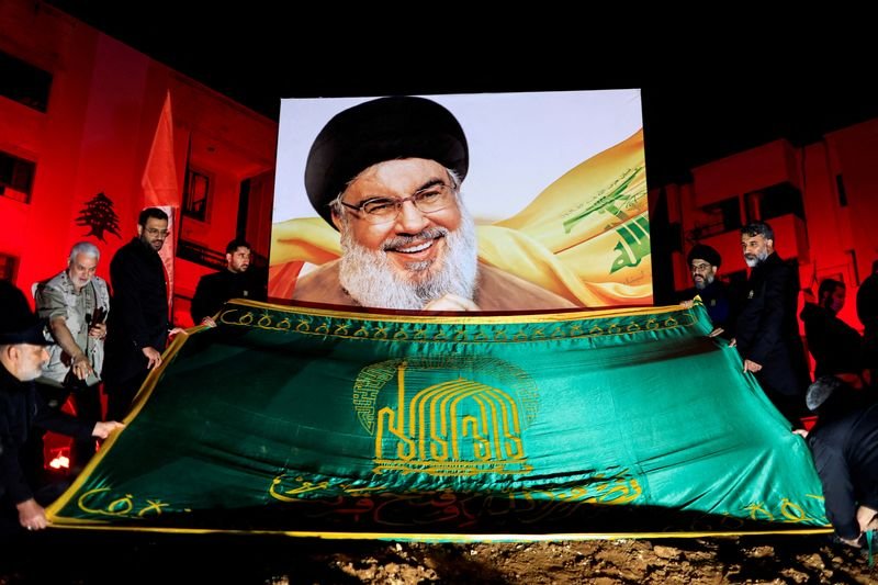 Hezbollah supporters gather for Hassan Nasrallah's mass funeral in Beirut - Global Banking & Finance Review