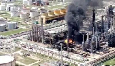 Image for Romanian Black Sea refinery blast kills one, injures five