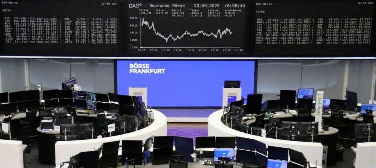 German share price index DAX graph is pictured at the stock exchange in Frankfurt