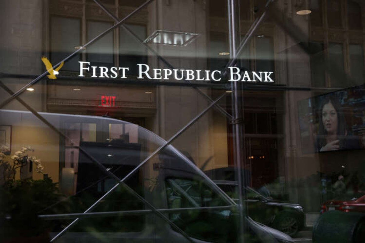 First Republic Bank branch in New York City amidst banking sector volatility - Global Banking & Finance Review