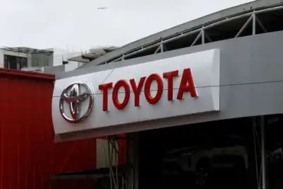 Image for Toyota’s July global vehicle output drops again, puts annual target in doubt