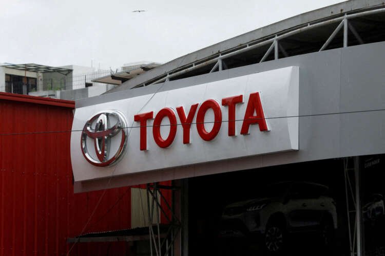 Image for Toyota’s July global vehicle output drops again, puts annual target in doubt