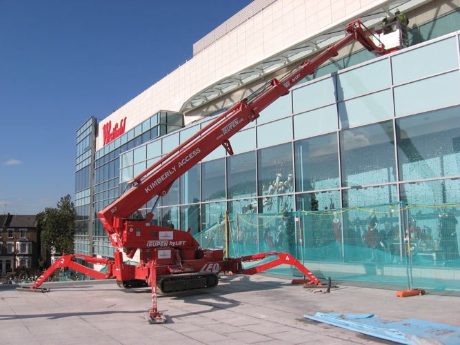 Spider lift machinery used for height work by Kimberly Group - Global Banking & Finance Review