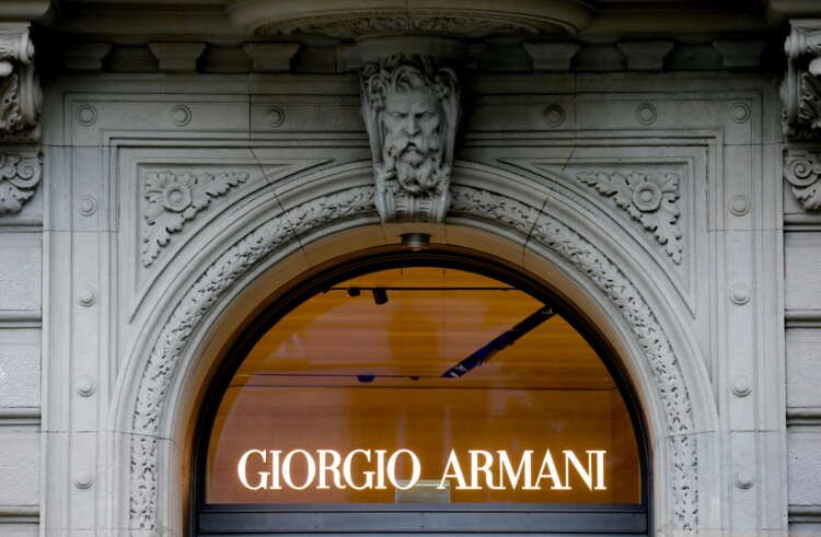 Image for Armani bounces back from pandemic as sales rise 34% in first half