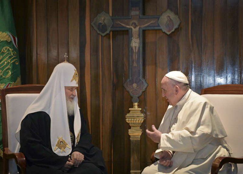 Image for Pope says June meeting with Russian Orthodox leader is off