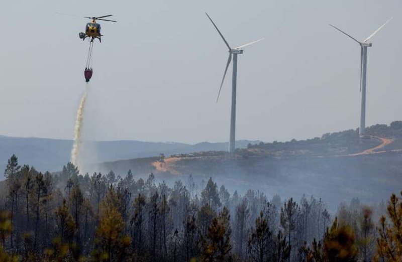 Image for France battles massive wildfires, Britain records highest ever temperature