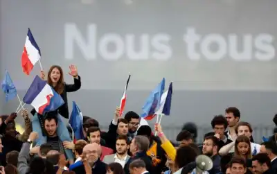 Image for In troubled France, no honeymoon for re-elected Macron