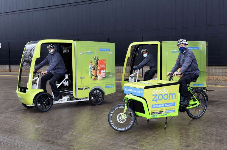 Electric and pedal-powered delivery vehicles for Ocado Zoom service - Global Banking & Finance Review
