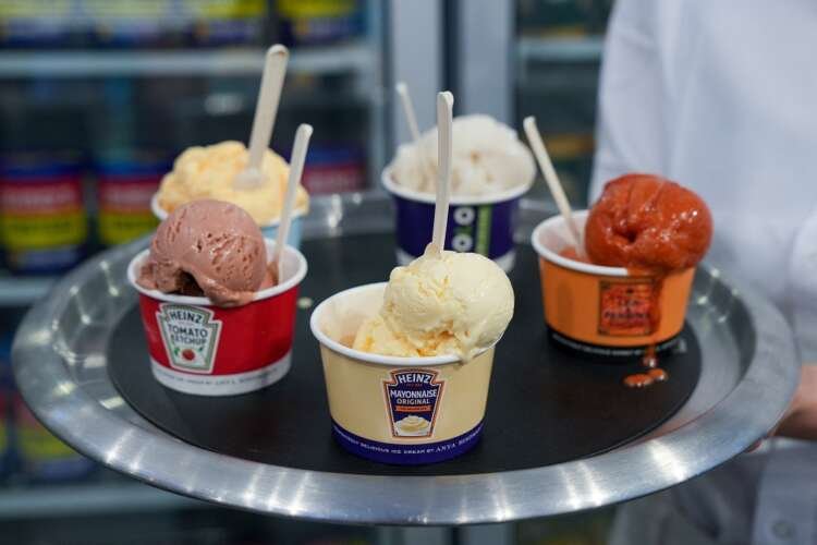 Baked bean and ketchup ice cream at the Ice Cream Project in London - Global Banking & Finance Review