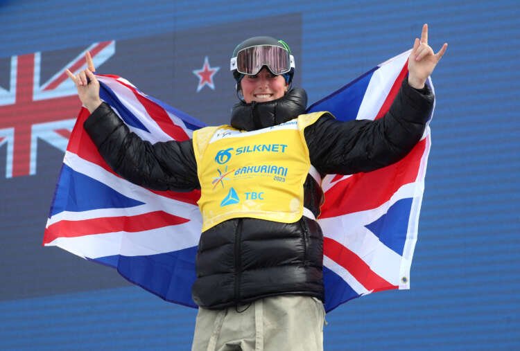 Mia Brookes celebrates becoming the youngest snowboarding world champion - Global Banking & Finance Review