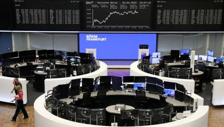 Image for European shares extend gains on upbeat earnings; Anglo American drags miners lower