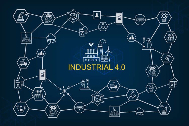 Illustration of Industry 4.0 showcasing automation and innovation in global finance - Global Banking & Finance Review