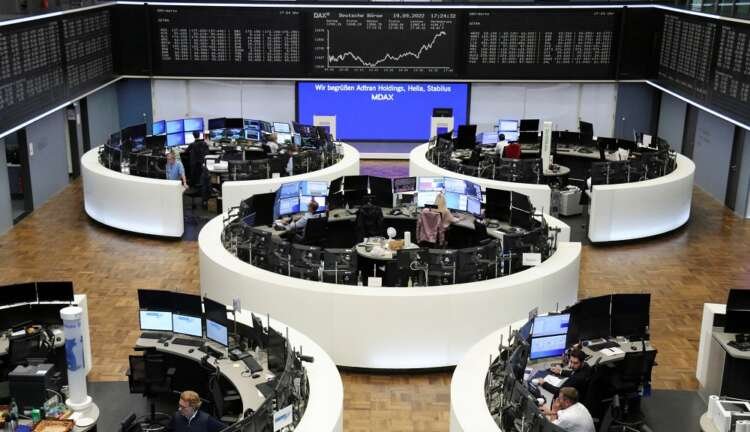 Image for European shares slide for sixth straight session amid central bank worries
