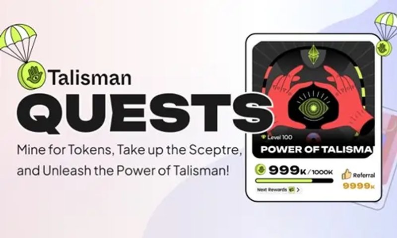 Image for Talisman Wallet Launches Quests App to Gamify Users’ Rewards Experience in Polkadot and Ethereum