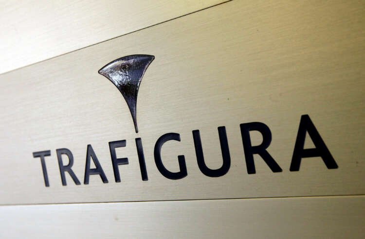 Trafigura logo at company entrance, highlighting their $3 billion gas supply deal - Global Banking & Finance Review